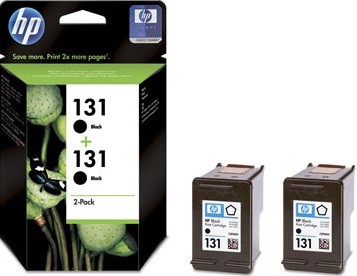Картридж HP DJ 5743/6543/6623/6843/9803 (C8765HE) черный №131 Сдвоенная упаковка 2шт (CB331HE)