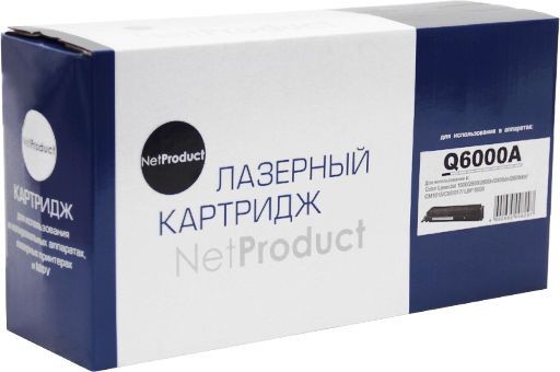Картридж NetProduct (N-Q6000A) для HP CLJ 1600/ 2600/ 2605, Восстановленный, Bk, 2,5K