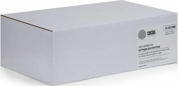 Cactus CE278AD Картридж (CS-CE278AD) для принтеров HP LaserJet P1566/ P1606w, черный, 2 100 стр.х2