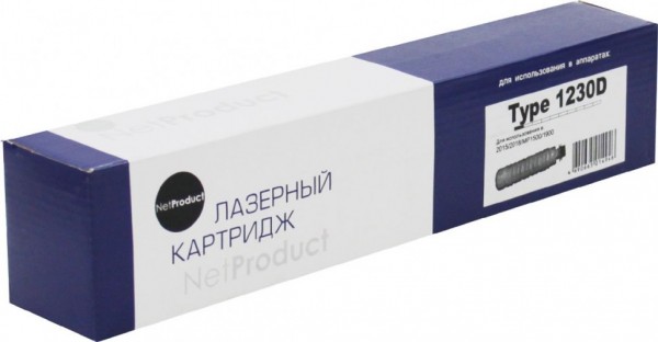 Тонер-картридж NetProduct (N-Type 1230D) для Ricoh Aficio 2015/ 2018/ MP1500, туба, 9K
