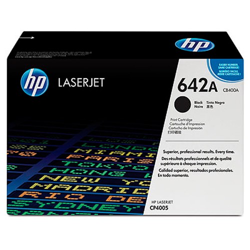 Картридж HP CB400A (642A) оригинальный для принтера HP Color LaserJet CP4005/ CP4005D/ CP4005DN black, 7500 страниц