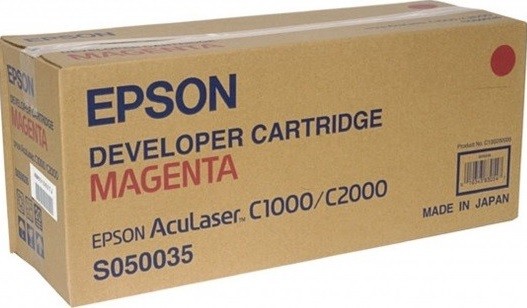 Картридж Epson C13S050035 оригинальный для принтера Epson AcuLaser C1000/ C2000, magenta, 6к