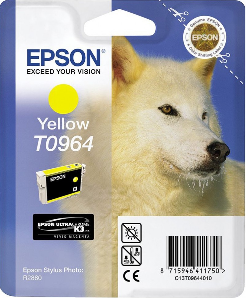 C13T09644010 Картридж Epson T0964 для R2880 (Yellow) (cons ink)