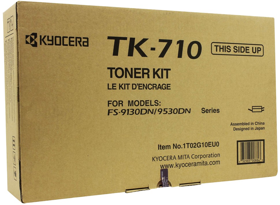 Картридж Kyocera TK-710 (1T02G10EU0) оригинальный для Kyocera FS-9130DN/ FS-9530DN, чёрный, 40000 страниц