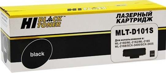 Картридж Hi-Black (HB-MLT-D101S) для Samsung ML-2160/ 2162/ 2165/ 2166W/ SCX3400/ 3406W, 1,5K