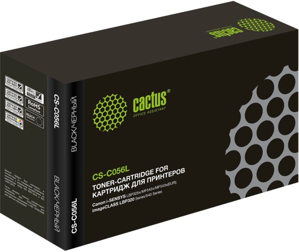 Картридж Cactus 056L (CS-C056L) для Canon i-Sensys LBP325x/ MF542x/ MF543x, 5100 стр.