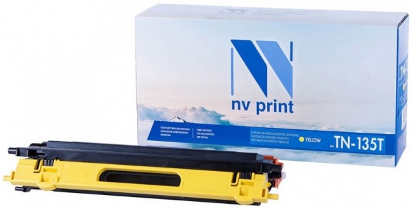 Картридж NVP совместимый NV- TN-135T Yellow для Brother HL-4040CN/4050CDN/4070CDW/DCP-9040CN/9042CDN/9045CDN/MFC-9440CN/9450CDN/9840CDW (4000k)