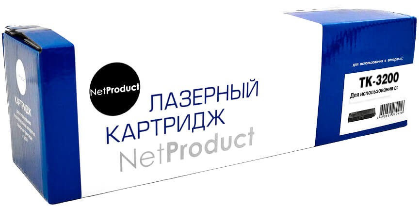 Тонер-картридж NetProduct TK-3200 (N-TK-3200) для Kyocera Ecosys P3260dn/ M3860idn/ M3860idnf, увеличенный, 40000 стр