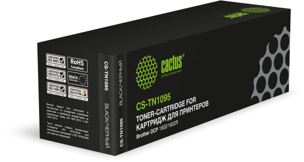 Картридж Cactus TN-1095 (CS-TN1095) для Brother DCP-1602/ 1602R,  HL-1202/ 1202R, 1500 страниц
