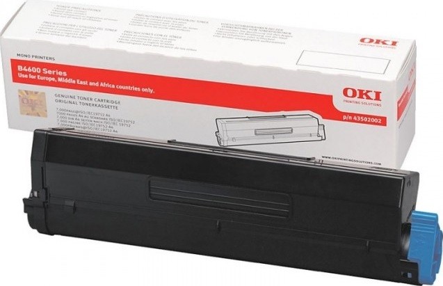Картридж OKI (43502002/43502004) оригинальный для принтера OKI B4600, черный, 7000 стр.