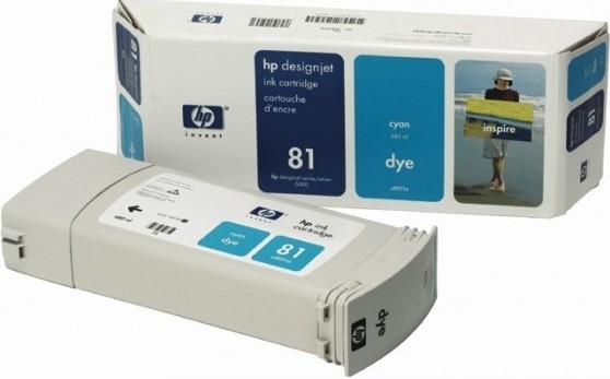 Картридж HP DJ 5000 /DnJ 5000PS/5500/5500PS (C4931A) голуб 680ml №81  0120135    