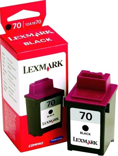 Картридж LEXMARK 3200/5000/5700/5770/7000/7200/Z11/31/42/43/45/51/52/53/X63/73/83/85/F4270/X4250/optra col40/45/Compaq IJ300/700/750/900/1200/A900/A1000/1200/1500/C3-1000/KODAK PM-100 (12A1970) черный №70