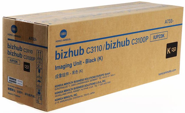 Фотобарабан Konica-Minolta UP-23K/ IUP23K/ A73303H оригинальный для принтера Konica-Minolta bizhub C3110/ C3100P, чёрный, 25000 стр.