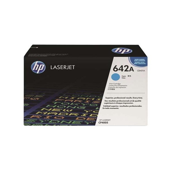 CB401A (642A) оригинальный картридж HP для принтера HP Color LaserJet CP4005/ CP4005D/ CP4005DN cyan, 7500 страниц
