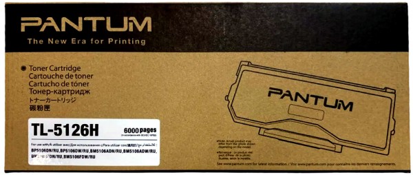 Картридж Pantum TL-5126H оригинальный для Pantum BM5106/ BP5106, чёрный, 6000 стр.