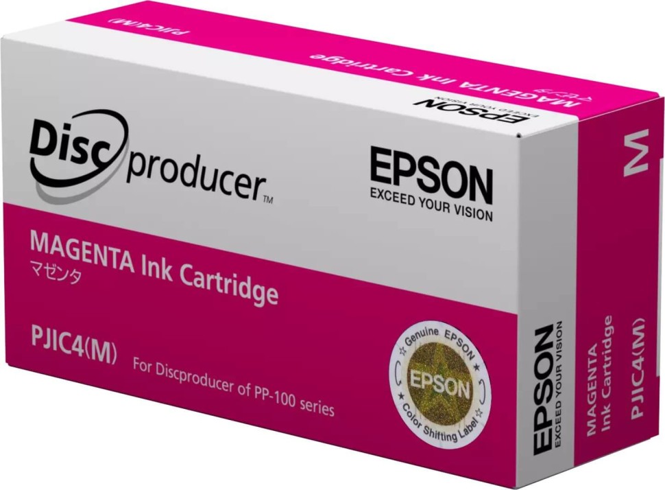 Картридж Epson C13S020450/ S020450 PJIC4(M) Magenta оригинальный для Epson Discproducer PP-50/ PP-100, пурпурный, 31,5мл., 1000 стр.