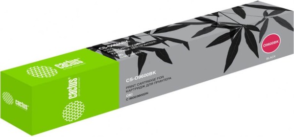 Картридж Cactus 42918916 (CS-O9600BK) Black для Oki C 9600/ 9600DN, чёрный, 15000 стр.