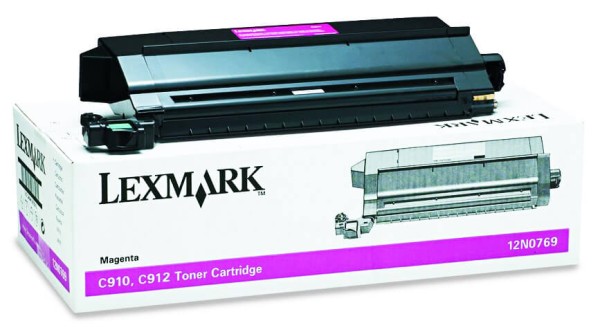 Картридж Lexmark 12N0769 оригинальный для Lexmark C910/ C912/ X912, magenta, 14000 стр.
