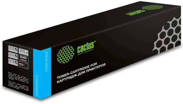 Картридж Cactus 006R04388 (CS-C230C) Cyan для Xerox C230/ C235, голубой, 1500 стр.