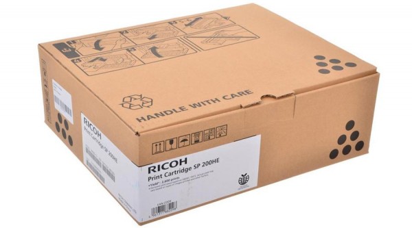 Картридж Ricoh SP 200HE (407262) оригинальный для Ricoh Aficio SP200N/ SP202SN/ SP203SFN, black, 2 600 страниц