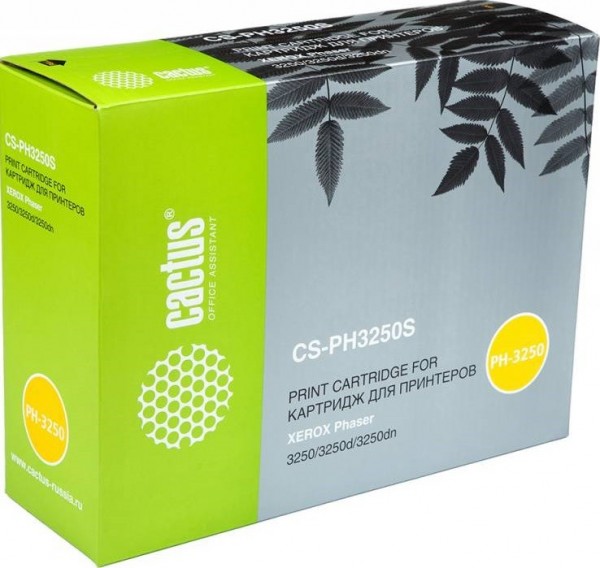 Картридж Cactus 106R01373 (CS-PH3250S) для принтеров Xerox Phaser 3250/ 3250d/ 3250dn черный 3500 страниц