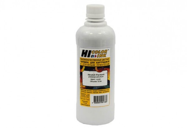 Чернила Hi-Black Универсальные для HP, Cyan, 0,5 л.