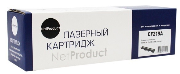 Драм-юнит NetProduct (N-CF219A) для HP LJ Pro M104/ MFP M132, 12K