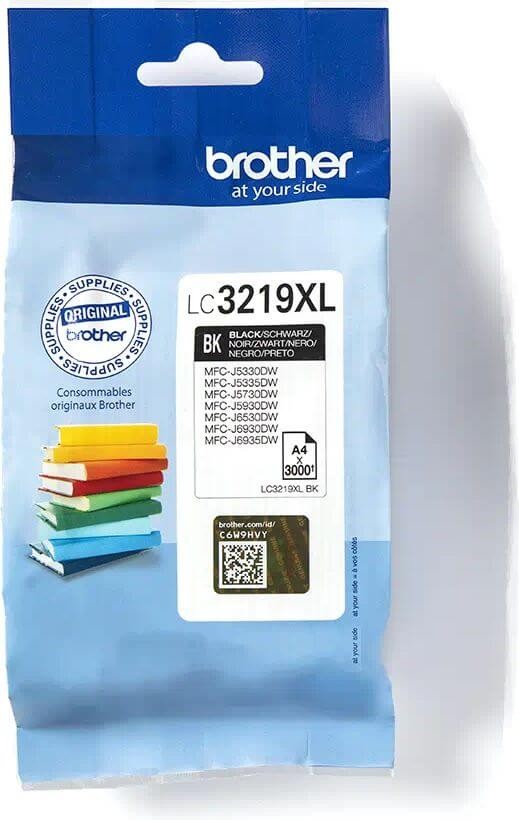 Картридж Brother LC-3219XLBK (LC3219XLBK) оригинальный для Brother MFC-J5330DW/ J5335DW/ J5730DW/ J5930DW/ J6530DW/ J6930DW/ J6935DW, чёрный, 3000 стр. 