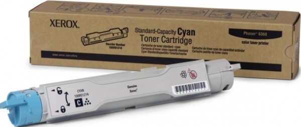 Картридж Xerox 106R01214 оригинальный для Xerox Phaser 6360, cyan, (5000 страниц)