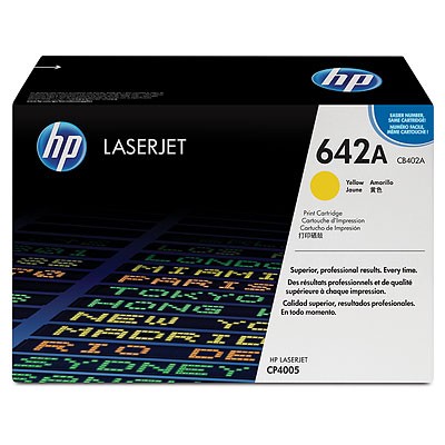 CB402A (642A) оригинальный картридж HP для принтера HP Color LaserJet CP4005/ CP4005D/ CP4005DN yellow, 7500 страниц