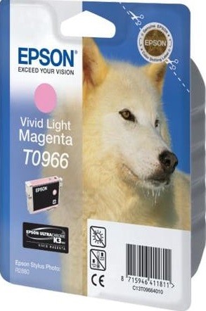 C13T09664010 Картридж Epson T0966 для R2880 (Vivid Light Magenta) (cons ink)