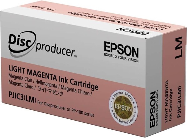 Картридж Epson C13S020449/ S020449 PJIC3(LM) Light Magenta оригинальный для Epson Discproducer PP-50/ PP-100, светло-пурпурный, 31,5мл., 1000 стр.