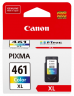 Картридж оригинальный Canon CL-461XL 3728C001 для принтера Canon Pixma TS5340, трехцветный