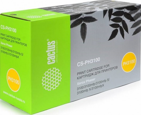 Картридж Cactus 106R01379 (CS-PH3100) для принтеров Xerox Phaser 3100MFP черный 4000 страниц