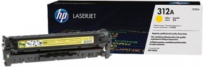 Картридж HP CF382A (312A) оригинальный для принтера HP Color LaserJet Pro M476dn/ M476dw/ M476nw yellow, 2700 страниц