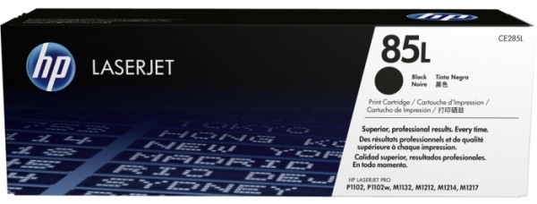 Картридж HP CE285L (85L) оригинальный для принтера HP LaserJet P1102/ P1102w, M1132/ M1212nf black, 1000 страниц