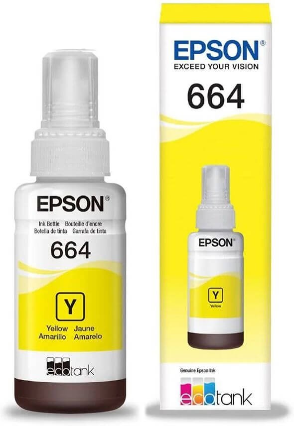 C13T66444A Чернила Epson для L100 (yellow) 70 мл (cons ink)