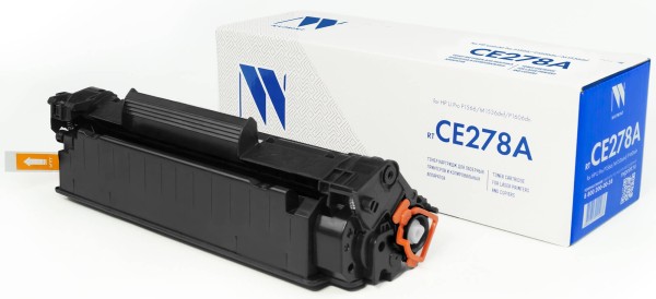 Картридж NV Print CE278A для принтеров HP LJ P 1566/ P1606 (2100k)