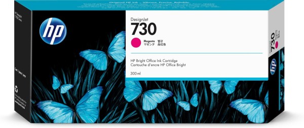 Картридж HP 730 (P2V69A) оригинальный для HP DesignJet T1700, пурпурный, 300 мл.