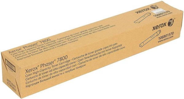 Картридж Xerox 106R01570 оригинальный для Xerox Phaser 7800 cyan увеличенный (17200 страниц)