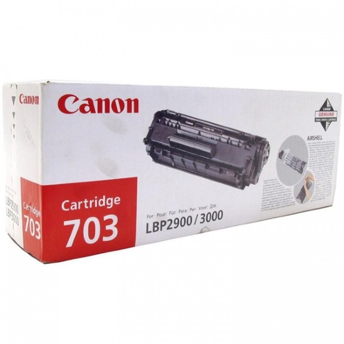 Картридж Canon 703 7616A005 оригинальный для принтера Canon LBP-2900, LBP-3000 black 2000 страниц