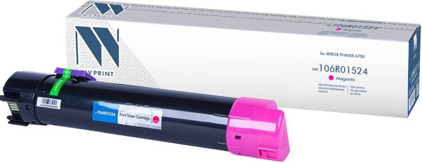Картридж NVP совместимый Xerox 106R01524 Magenta для Phaser 6700 (12000k)