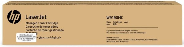 Картридж HP W9190MC оригинальный для HP Color LaserJet E77422/ E77822/ E77825/ E77830, black, 29000 страниц