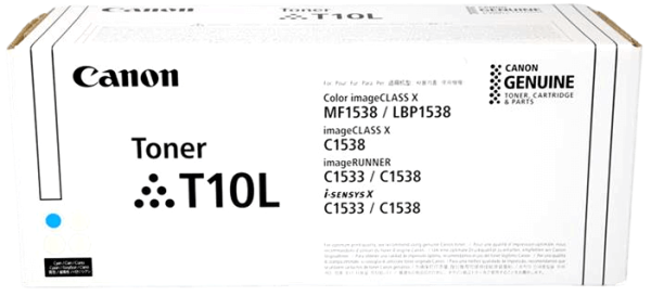 Картридж Canon T10LC 4804C001 Cyan оригинальный для Canon imageRUNNER C1533/ C1538, голубой, 5000 стр.