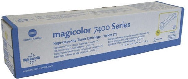 Картридж Konica-Minolta (8938622) оригинальный для принтера Konica-Minolta magicolor 7450/ 7450 II, жёлтый, 12000 стр.
