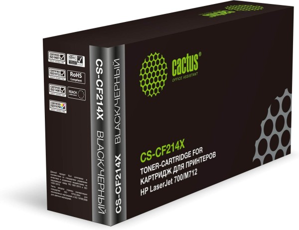 Картридж Cactus CF214X (CS-CF214X) для HP LaserJet 700/ M712, увеличенный, 17500 стр.