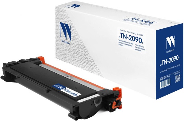 Картридж NV Print TN-2090 (NV-TN2090T) для Brother HL-2132R/ DCP-7057R/ 7057W, 2500 страниц