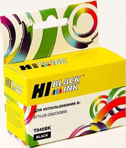 Картридж Hi-Black (HB-T0401) для Epson Stylus C62/ CX3200, Bk