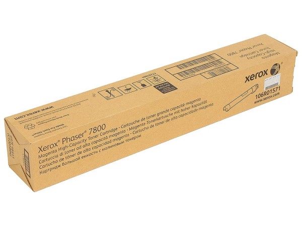 Картридж Xerox 106R01571 оригинальный для Xerox Phaser 7800 magenta увеличенный (17200 страниц)