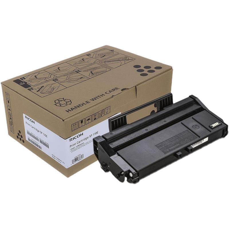 Картридж Ricoh SP 110E (407442) оригинальный для Ricoh SP 111/ 111SU/ 111SF, чёрный, 2000 стр.